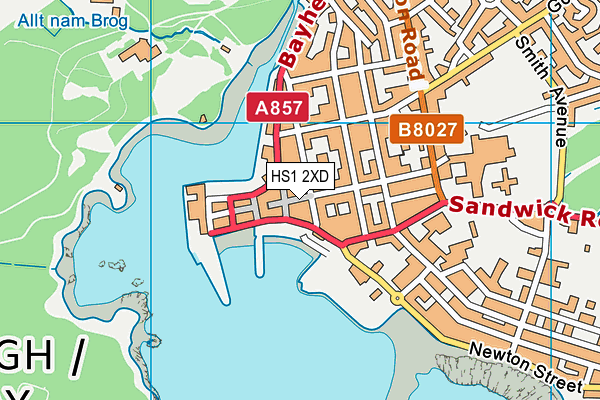 HS1 2XD map - OS VectorMap District (Ordnance Survey) HS1 2XD map - OS VectorMap District (Ordnance Survey)