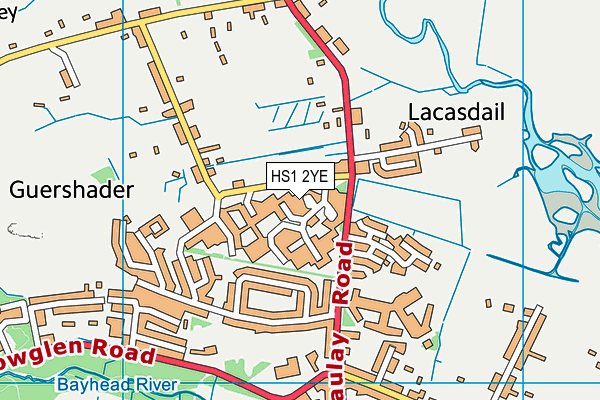 HS1 2YE map - OS VectorMap District (Ordnance Survey) HS1 2YE map - OS VectorMap District (Ordnance Survey)