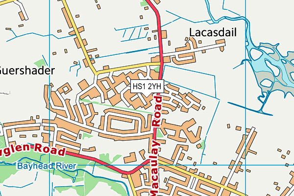 HS1 2YH map - OS VectorMap District (Ordnance Survey) HS1 2YH map - OS VectorMap District (Ordnance Survey)
