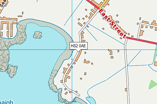 HS2 0AE map - OS VectorMap District (Ordnance Survey)