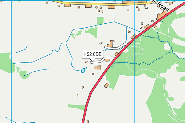 HS2 0DE map - OS VectorMap District (Ordnance Survey) HS2 0DE map - OS VectorMap District (Ordnance Survey)