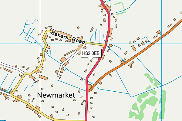 HS2 0EB map - OS VectorMap District (Ordnance Survey) HS2 0EB map - OS VectorMap District (Ordnance Survey)
