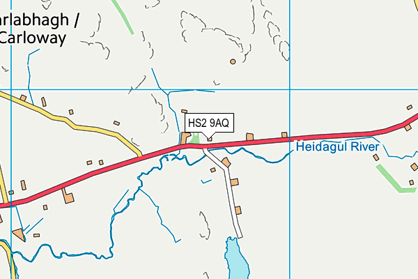 HS2 9AQ map - OS VectorMap District (Ordnance Survey)