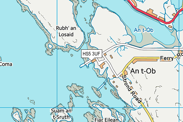 HS5 3UF map - OS VectorMap District (Ordnance Survey) HS5 3UF map - OS VectorMap District (Ordnance Survey)