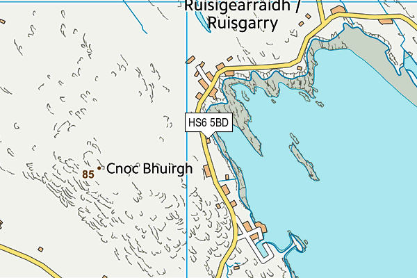 HS6 5BD map - OS VectorMap District (Ordnance Survey) HS6 5BD map - OS VectorMap District (Ordnance Survey)