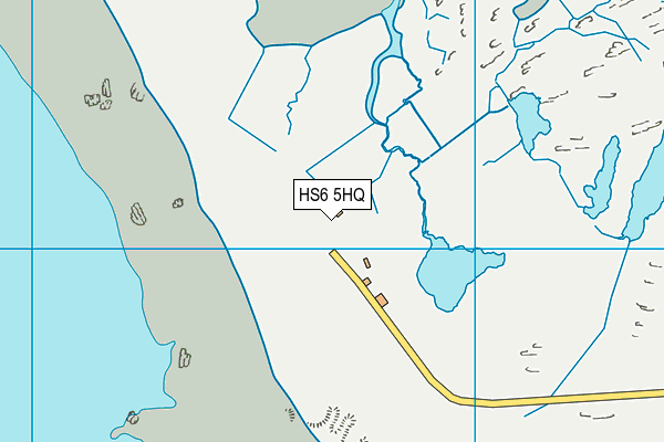 HS6 5HQ map - OS VectorMap District (Ordnance Survey) HS6 5HQ map - OS VectorMap District (Ordnance Survey)