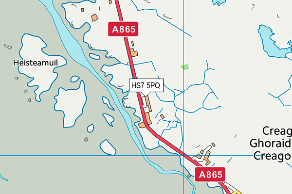 HS7 5PQ map - OS VectorMap District (Ordnance Survey)