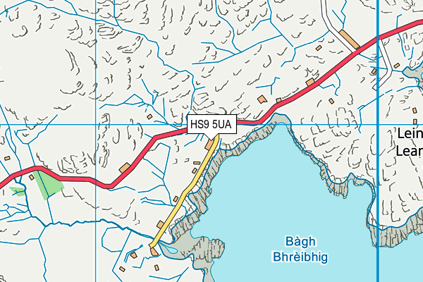 HS9 5UA map - OS VectorMap District (Ordnance Survey)