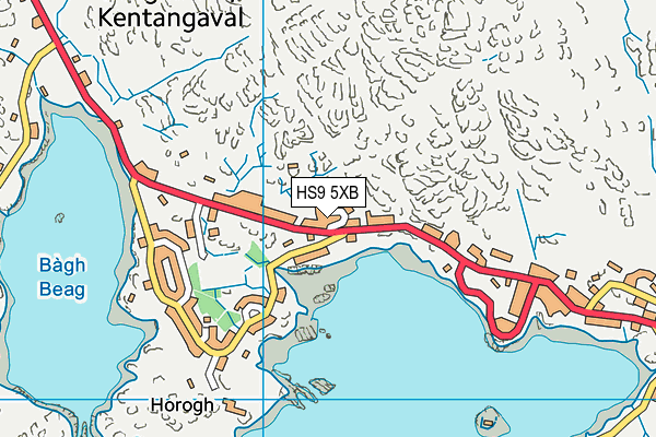 HS9 5XB map - OS VectorMap District (Ordnance Survey) HS9 5XB map - OS VectorMap District (Ordnance Survey)