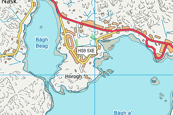 HS9 5XE map - OS VectorMap District (Ordnance Survey) HS9 5XE map - OS VectorMap District (Ordnance Survey)