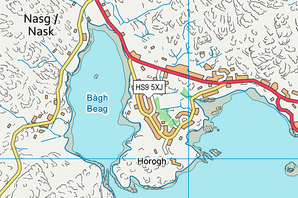 HS9 5XJ map - OS VectorMap District (Ordnance Survey) HS9 5XJ map - OS VectorMap District (Ordnance Survey)