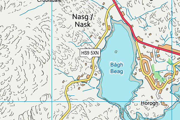 HS9 5XN map - OS VectorMap District (Ordnance Survey) HS9 5XN map - OS VectorMap District (Ordnance Survey)