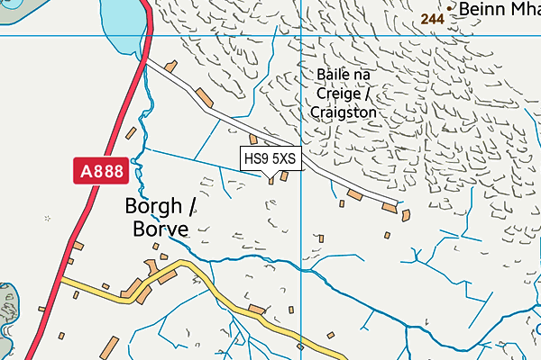 HS9 5XS map - OS VectorMap District (Ordnance Survey) HS9 5XS map - OS VectorMap District (Ordnance Survey)