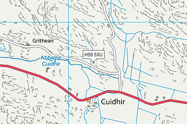 HS9 5XU map - OS VectorMap District (Ordnance Survey) HS9 5XU map - OS VectorMap District (Ordnance Survey)