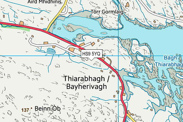 HS9 5YQ map - OS VectorMap District (Ordnance Survey) HS9 5YQ map - OS VectorMap District (Ordnance Survey)