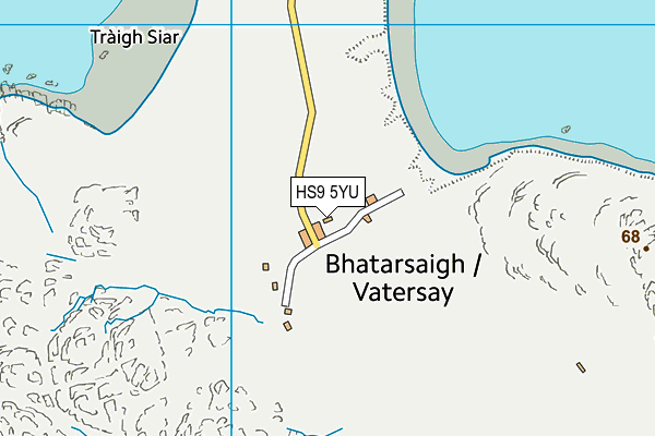 HS9 5YU map - OS VectorMap District (Ordnance Survey) HS9 5YU map - OS VectorMap District (Ordnance Survey)