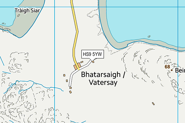 HS9 5YW map - OS VectorMap District (Ordnance Survey) HS9 5YW map - OS VectorMap District (Ordnance Survey)