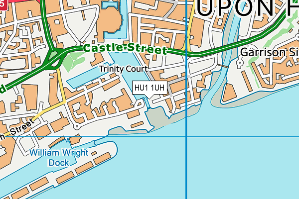 HU1 1UH map - OS VectorMap District (Ordnance Survey) HU1 1UH map - OS VectorMap District (Ordnance Survey)
