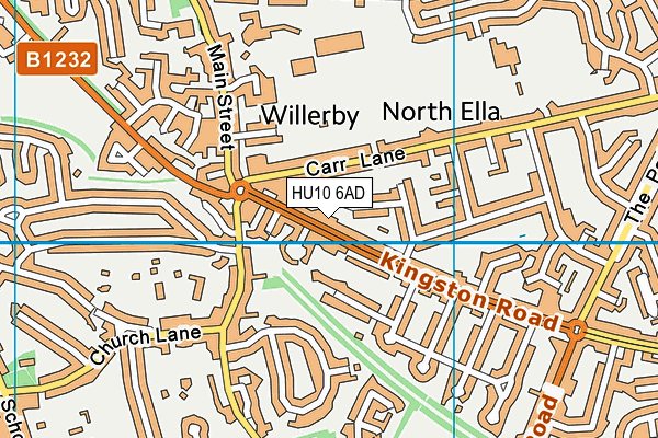HU10 6AD map - OS VectorMap District (Ordnance Survey) HU10 6AD map - OS VectorMap District (Ordnance Survey)