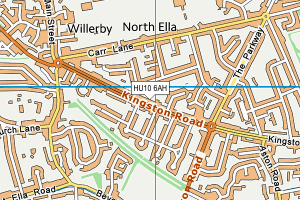 HU10 6AH map - OS VectorMap District (Ordnance Survey) HU10 6AH map - OS VectorMap District (Ordnance Survey)