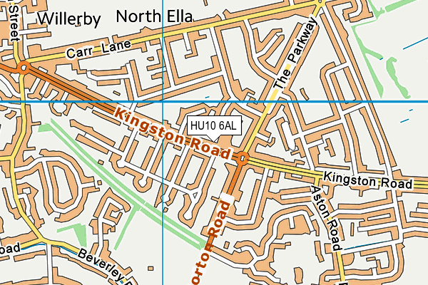 HU10 6AL map - OS VectorMap District (Ordnance Survey) HU10 6AL map - OS VectorMap District (Ordnance Survey)