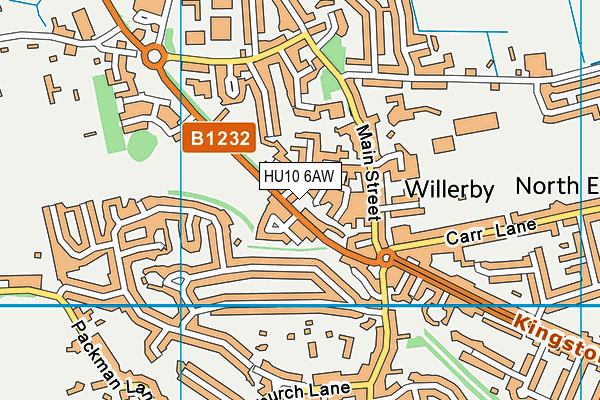 HU10 6AW map - OS VectorMap District (Ordnance Survey) HU10 6AW map - OS VectorMap District (Ordnance Survey)