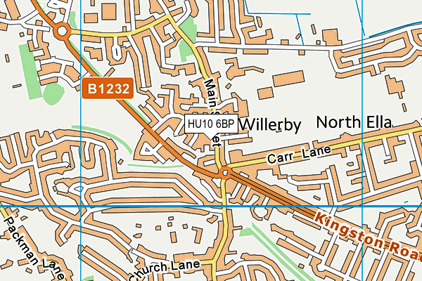 HU10 6BP map - OS VectorMap District (Ordnance Survey) HU10 6BP map - OS VectorMap District (Ordnance Survey)