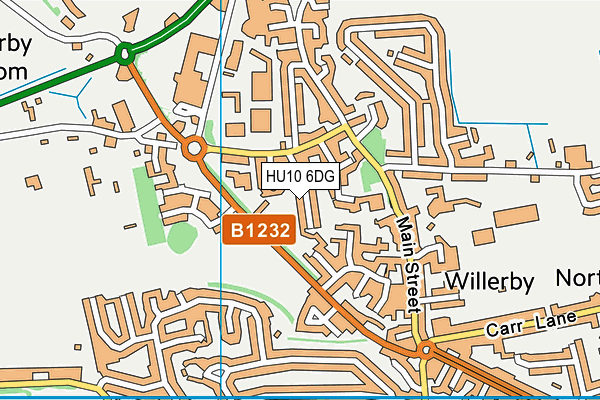 HU10 6DG map - OS VectorMap District (Ordnance Survey) HU10 6DG map - OS VectorMap District (Ordnance Survey)