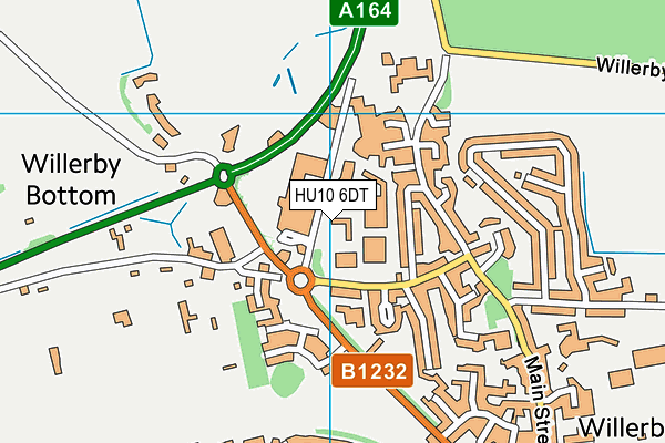 HU10 6DT map - OS VectorMap District (Ordnance Survey) HU10 6DT map - OS VectorMap District (Ordnance Survey)