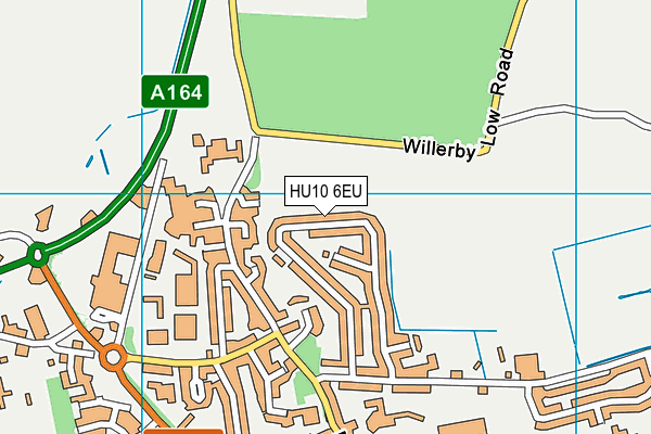 HU10 6EU map - OS VectorMap District (Ordnance Survey) HU10 6EU map - OS VectorMap District (Ordnance Survey)