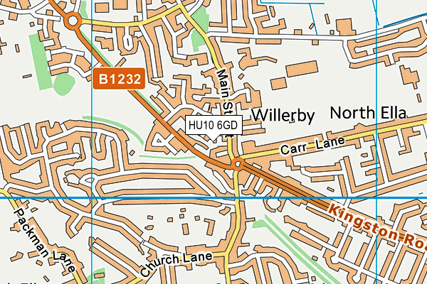 HU10 6GD map - OS VectorMap District (Ordnance Survey) HU10 6GD map - OS VectorMap District (Ordnance Survey)