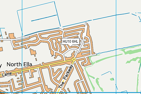 HU10 6HL map - OS VectorMap District (Ordnance Survey) HU10 6HL map - OS VectorMap District (Ordnance Survey)