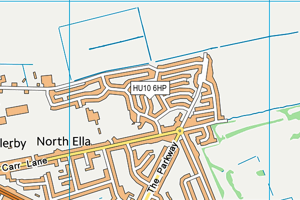 HU10 6HP map - OS VectorMap District (Ordnance Survey) HU10 6HP map - OS VectorMap District (Ordnance Survey)