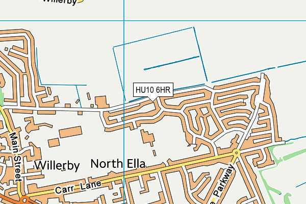 HU10 6HR map - OS VectorMap District (Ordnance Survey) HU10 6HR map - OS VectorMap District (Ordnance Survey)