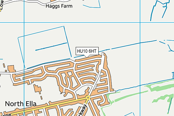 HU10 6HT map - OS VectorMap District (Ordnance Survey) HU10 6HT map - OS VectorMap District (Ordnance Survey)
