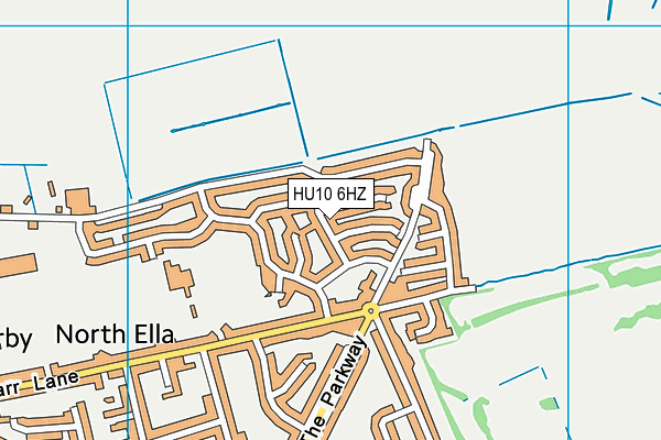 HU10 6HZ map - OS VectorMap District (Ordnance Survey) HU10 6HZ map - OS VectorMap District (Ordnance Survey)