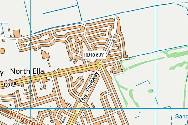 HU10 6JY map - OS VectorMap District (Ordnance Survey) HU10 6JY map - OS VectorMap District (Ordnance Survey)