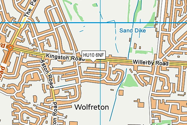 HU10 6NF map - OS VectorMap District (Ordnance Survey) HU10 6NF map - OS VectorMap District (Ordnance Survey)