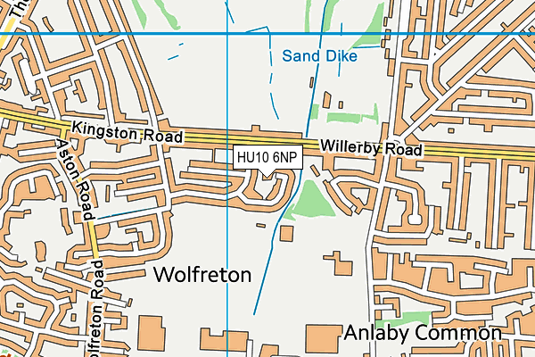 HU10 6NP map - OS VectorMap District (Ordnance Survey) HU10 6NP map - OS VectorMap District (Ordnance Survey)
