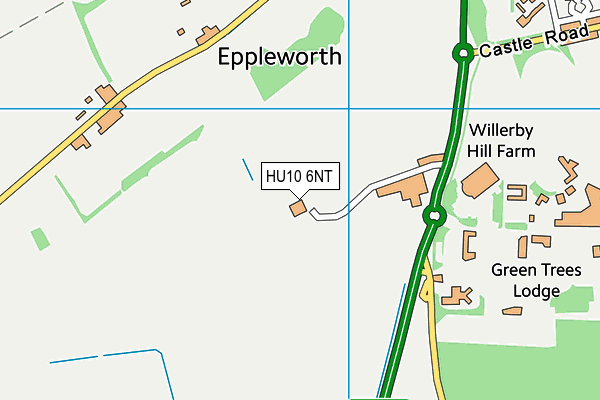HU10 6NT map - OS VectorMap District (Ordnance Survey) HU10 6NT map - OS VectorMap District (Ordnance Survey)