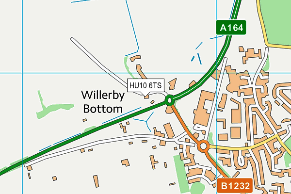 HU10 6TS map - OS VectorMap District (Ordnance Survey) HU10 6TS map - OS VectorMap District (Ordnance Survey)