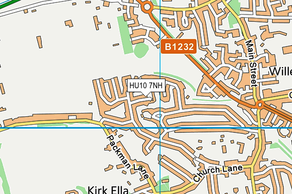 HU10 7NH map - OS VectorMap District (Ordnance Survey) HU10 7NH map - OS VectorMap District (Ordnance Survey)