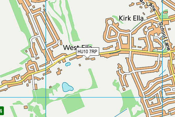 HU10 7RP map - OS VectorMap District (Ordnance Survey) HU10 7RP map - OS VectorMap District (Ordnance Survey)