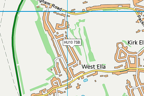 HU10 7SB map - OS VectorMap District (Ordnance Survey) HU10 7SB map - OS VectorMap District (Ordnance Survey)
