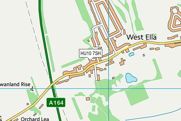 HU10 7SH map - OS VectorMap District (Ordnance Survey) HU10 7SH map - OS VectorMap District (Ordnance Survey)