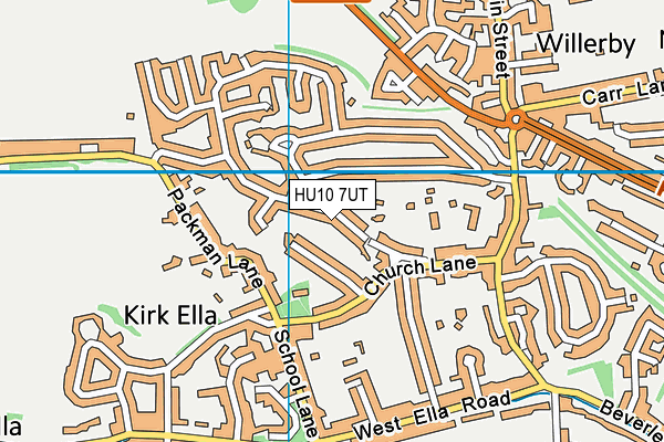 HU10 7UT map - OS VectorMap District (Ordnance Survey) HU10 7UT map - OS VectorMap District (Ordnance Survey)