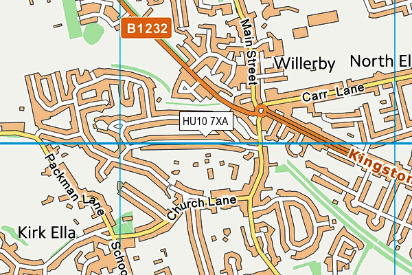 HU10 7XA map - OS VectorMap District (Ordnance Survey) HU10 7XA map - OS VectorMap District (Ordnance Survey)