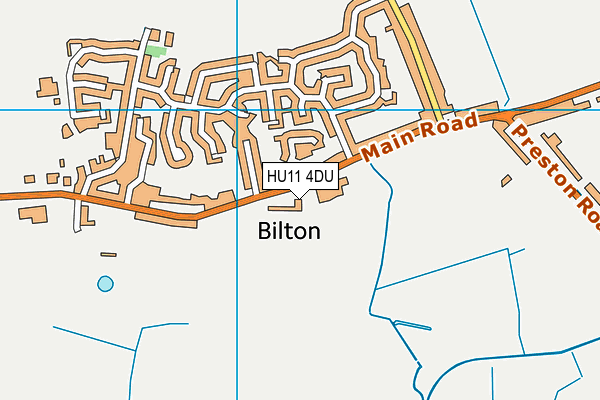 HU11 4DU map - OS VectorMap District (Ordnance Survey) HU11 4DU map - OS VectorMap District (Ordnance Survey)