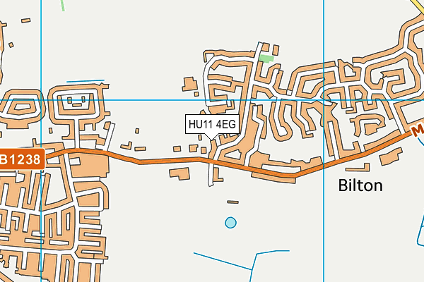 HU11 4EG map - OS VectorMap District (Ordnance Survey) HU11 4EG map - OS VectorMap District (Ordnance Survey)