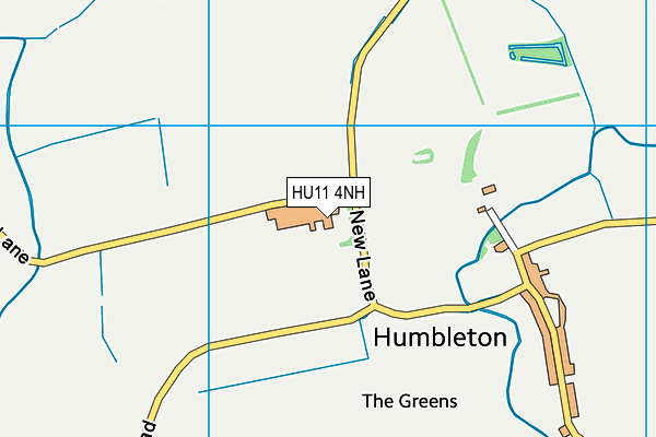 HU11 4NH map - OS VectorMap District (Ordnance Survey) HU11 4NH map - OS VectorMap District (Ordnance Survey)